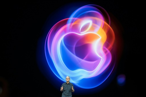 Le patron d'Apple Tim Cook à Cupertino, en Californie, le 9 septembre 2024
