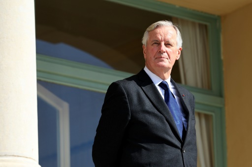 Le Premier ministre Michel Barnier à Menton, le 18 octobre 2024
