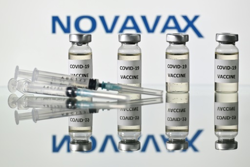 Le vaccin contre le Covid-19 Novavax, le 17 novembre 2020 à Londres
