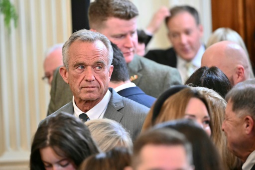 Le ministre américain de la Santé Robert F. Kennedy Jr., à la Maison Blanche, le 12 mars 2025
